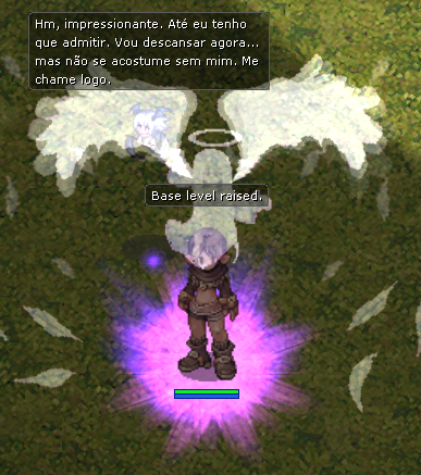 A Aura Violeta substitui a Branca quando o herói conclui a segunda travessia.