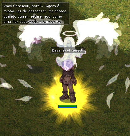 A Aura Dourada — recompensa visual para quem completa as três travessias.