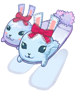 Visual de Pantufas de Coelho [1]
