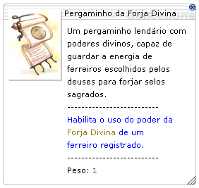 Pergaminho da Forja Divina